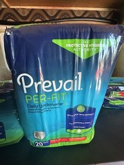 Prevail Per-Fit Unisex Incontinence Underwear – Medium Size, Bag of 20 (PF-512)