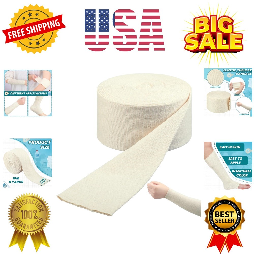 Cotton Tubular Stockinette Gauze Roll Tubular Arm Stocking Elastic Leg Stocki…