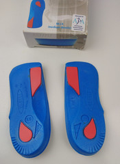 Vasyli Custom Orthotics 3/4 Length Blue Heat Mouldable XS 71RB04 Foot Fresh NIB