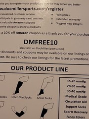 2 Doc Miller Open Toe Compression Socks 15-20mmHg Recovery Varicose BLACK