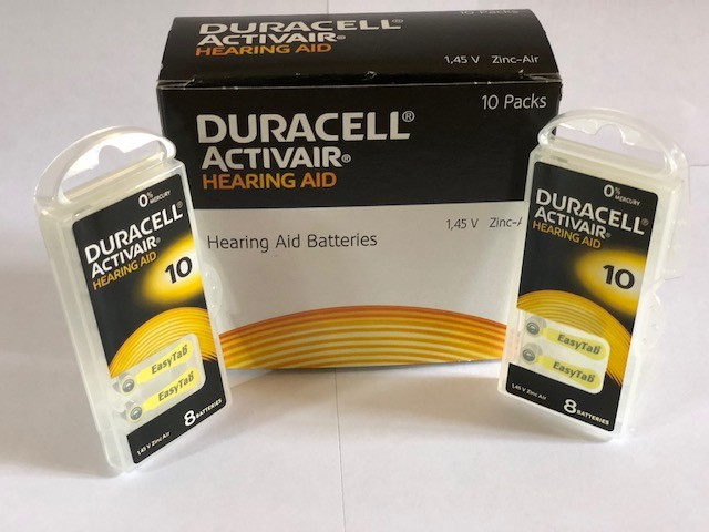 Duracell Hearing Aid Batteries Size 10 Mercury Free Fresh Date Exp 2026