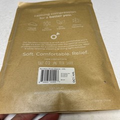 One Compress Bamboo Premium Knee Sleeve Gray Size 4XL New In Package