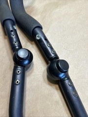 Quickie Iris Wheelchair Parts: (Pair) Push Cane Collapsible Handles