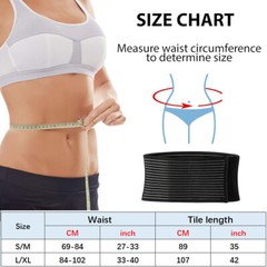 Navel Hernia Waist Belt for Men & Women Abdominal Low Back Brace Support Binder