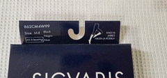Sigvaris Cotton Knee High Black 862CM4W99 20-30mmHg Compression