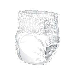 McKesson Adult Disposable Cloth Underwear Maximum Absorbency – Size L 56 Count
