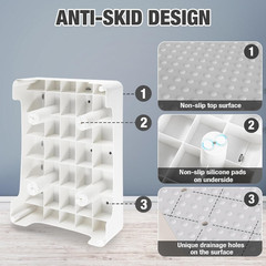 Non Slip Step Stool Platform Portable Safety Step For Seniors Car Bed Shower