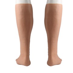 Highly Simulated Skin Silicone Prosthesis Foot Sleeve Leg Cover Scars CD