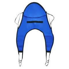 Uimoso Patient Lift Sling with Head Support Large-Size U Shape Divided Leg Sling
