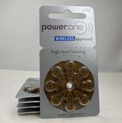 40 Power One PowerOne 312 Hearing Aid Batteries – 5 Packages of 8 – Exp 08/2027