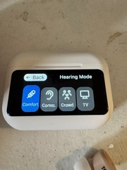 Audien Hearing Atom X Rechargeable Bluetooth ITE Hearing Aid w/ Touchscreen Case