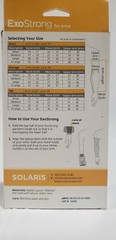 Solaris ExoStrong Gradient Compression Flat Knit Arm Sleeve Beige 20-30 mmHg
