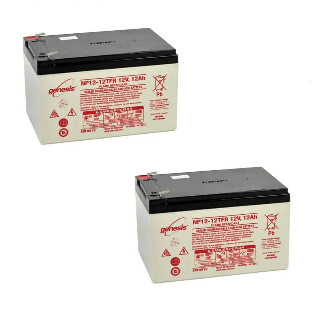 Go-Go Travel Battery Upgrade 12V 12Ah for Go Chair SC40U SC44U NP12-12TFR 2 Pack