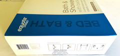 Equate Bath & Shower Seat with Back Capacity 350 Pounds New in Sealed Box