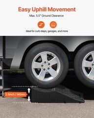 HeavyDuty Car Ramp 9 Ton 20000lb Vehicle Service Lift 5.5 Inch Height PP Portab