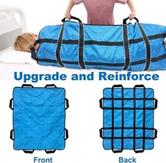 Multi-Functional 48×40 inch Positioning Bed Pads for Elderly, 48″ x 40″, Blue