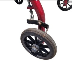 Drive R726RD Rollator Walker 6″ Wheels Red Black Folding Seat Aluminum Mobility
