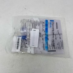 McKesson Disposable Urinary Leg Bag 500 mL Medium Clear/Blue