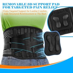 Back Brace for Lower Back Pain Men Women with 9X Strong Support, Idea for Lon…