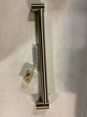 Jaclo G40-18-SN 90° Grab Bar Right-Hand, End Caps, Polished Brass