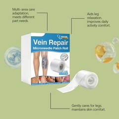Vein Repair Microneedle Patch Roll Natural Post-Work Massaging Leg Skin Patches