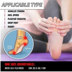 Foot Drop Support Ankle Brace Orthosis Plantar Fasciitis Splint Correction