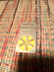 Lot Of 8 NEW Power One High Level Hearing P10 Hearing Aid Batterys, Expired.