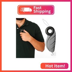 Vive Button Hook with Finger Hole – Zipper Gripper Pull Helper – Dressing Aid As