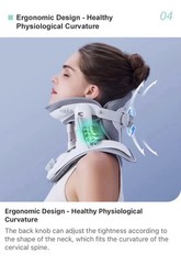 Neck Brace Support ,adjustable Cervical Stretchers , For All Neck Sizes