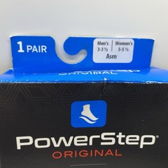 Powerstep Original Full Length Orthotic Insoles Men’s 3-3.5 Women’s 5-5.5 ASM