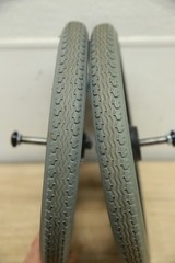 PAIR 16″ FLAT FREE Mag Wheels Tires for Quickie Iris Wheelchairs Zippie TS Xcape