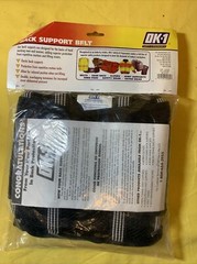 Ok-1 Ok-250S-2X Back Support,Open Mesh,Black XL