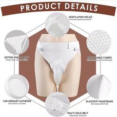 Wearable Urinal Bag Reusable Silicone External Urine Catheter Collector Elderly