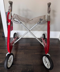 byACRE BYA100MDR Carbon Ultralight Regular Track Rollator 16.5″ Seat