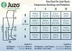 Juzo Basic Casual Socks , Full Foot, 15-20mmHg (Size: III) White, New/Boxed