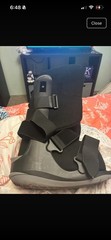 Adjustable Black Orthopedic Walking Boot Foot & Ankle Immobilizer Brace