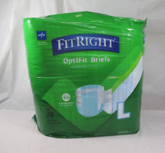20 Fit Right OptiFit Briefs, Ultra, LARGE ,44-56 in. by Medline -Brand New!