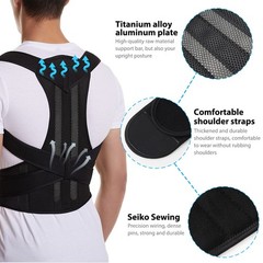 Upper Back Posture Corrector Clavicle Support Brace Straight Shoulders Strap