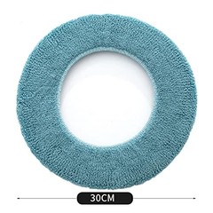 3Pcs/Pack Bathroom Soft Thicker Warmer Stretchable Washable Cloth Toilet Gray