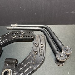 Ki Mobility Catalyst Liberty FT Wheelchair Axle Receiver Hub Set Anti Tip Bars