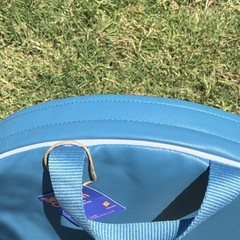 up & up Blue Round Seat Cushion Polyester Removable Cover Portable Handle