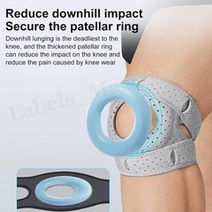 Knee Brace Support Compression Sleeve Patella Stabilizer Sport Joint Pain Relief