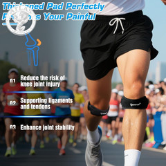 IPOW Patella Tendon Knee Strap 2 Pack Knee Pain Relief & Patella Stabilizer Knee