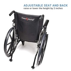 Graham-Field 3F020120 Everest & Jennings Traveler L4 Wheelchair, 18″ x 16″ Seat