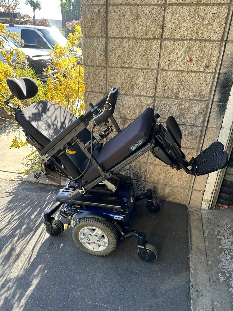 PRIDE QUANTUM Q6 HD WHEELCHAIR POWER TILT,RECLINE, LEG, 22″ 450 Lbs