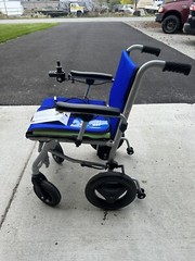 Rubicon World’S Lightest (Only 30Lbs) Foldable Electric Wheelchair, Max 220lbs