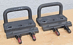 Pair Quantum Q6 Edge TIE DOWN BRACKETS WITH HARDWARE Track Insert Anchors