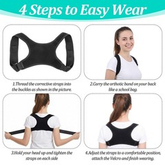 YBEATY Posture Corrector Adjustable Comfortable Back Brace Lightweight…