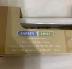 New 9” White Grab Bar Franklin Brass Delta DF509W 300lb Bathroom Safety Handle
