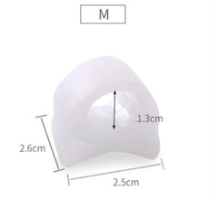 2pcs Toe Separator Spacer Rings M Stretchable Spacer Correction